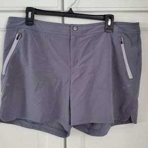 EUC Title Nine Gray Rogue Beach Shorts 14